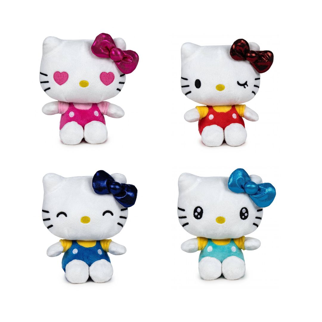 (Mis 8,5)) HELLO KITTY (50esimo Anniversario) Peluche 70cm 4ass…x